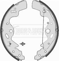 Borg & Beck BBS6357 - Комплект тормозных колодок, барабанные autospares.lv