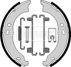 Borg & Beck BBS6360 - Комплект тормозов, ручник, парковка autospares.lv