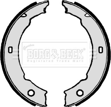 Borg & Beck BBS6306 - Комплект тормозов, ручник, парковка autospares.lv