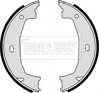 Borg & Beck BBS6315 - Комплект тормозов, ручник, парковка autospares.lv