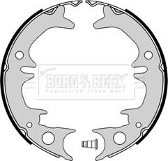 Borg & Beck BBS6384 - Комплект тормозов, ручник, парковка autospares.lv