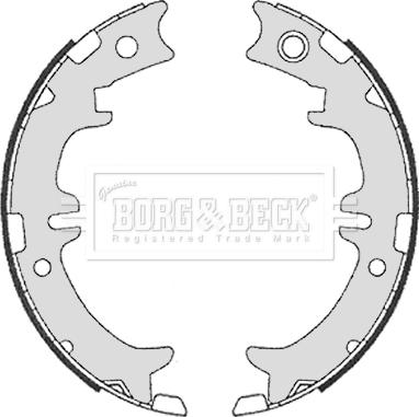 Borg & Beck BBS6330 - Комплект тормозов, ручник, парковка autospares.lv