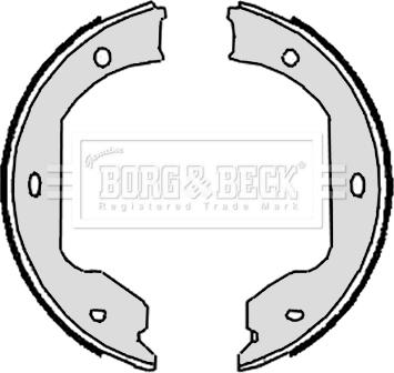 Borg & Beck BBS6332 - Комплект тормозов, ручник, парковка autospares.lv