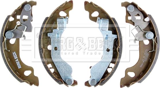 Borg & Beck BBS6337 - Комплект тормозных колодок, барабанные autospares.lv