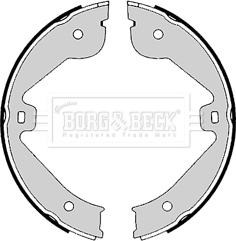 Borg & Beck BBS6373 - Комплект тормозов, ручник, парковка autospares.lv