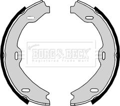 Borg & Beck BBS6372 - Комплект тормозов, ручник, парковка autospares.lv