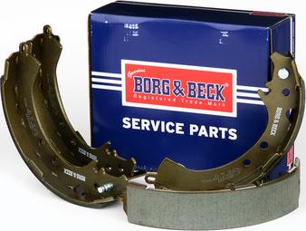 Borg & Beck BBS6292 - Комплект тормозных колодок, барабанные autospares.lv