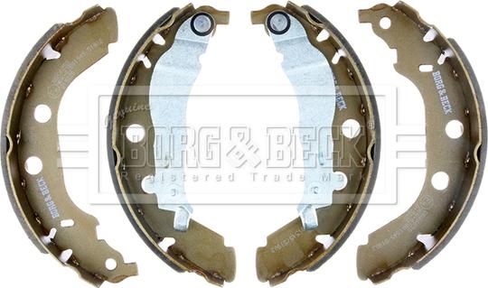 Borg & Beck BBS6255 - Комплект тормозных колодок, барабанные autospares.lv