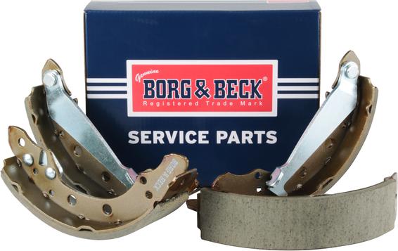 Borg & Beck BBS6213 - Комплект тормозных колодок, барабанные autospares.lv