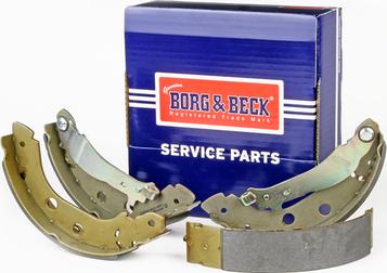 Borg & Beck BBS6286 - Комплект тормозных колодок, барабанные autospares.lv