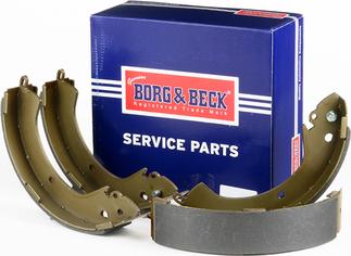 Borg & Beck BBS6281 - Комплект тормозных колодок, барабанные autospares.lv