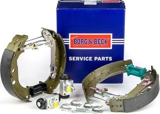 Borg & Beck BBS1144K - Комплект тормозных колодок, барабанные autospares.lv