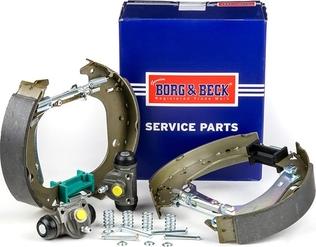 Borg & Beck BBS1152K - Комплект тормозных колодок, барабанные autospares.lv