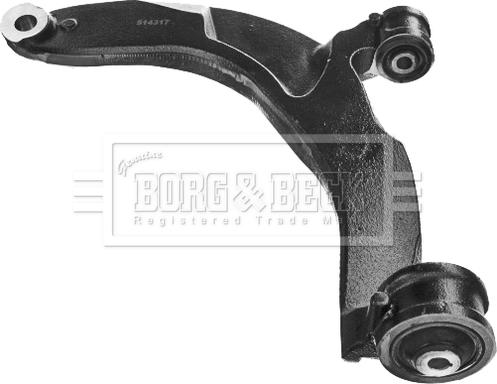 Borg & Beck BCA7529 - Рычаг подвески колеса autospares.lv