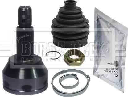 Borg & Beck BCJ1490 - Шарнирный комплект, ШРУС, приводной вал autospares.lv