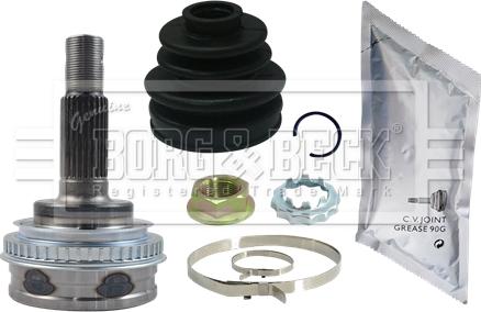 Borg & Beck BCJ1445 - Шарнирный комплект, ШРУС, приводной вал autospares.lv