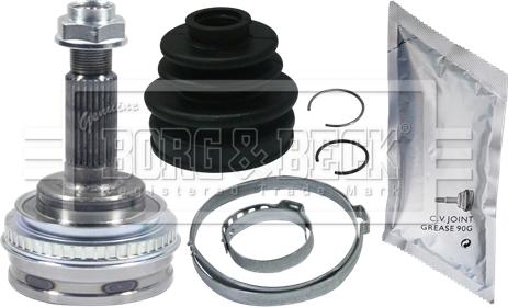 Borg & Beck BCJ1447 - Шарнирный комплект, ШРУС, приводной вал autospares.lv