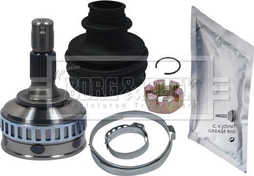 Borg & Beck BCJ1459 - Шарнирный комплект, ШРУС, приводной вал autospares.lv