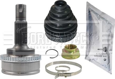 Borg & Beck BCJ1456 - Шарнирный комплект, ШРУС, приводной вал autospares.lv