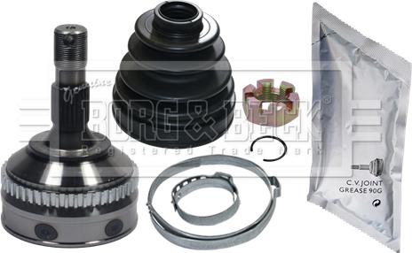 Borg & Beck BCJ1462 - Шарнирный комплект, ШРУС, приводной вал autospares.lv