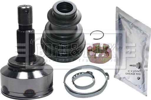 Borg & Beck BCJ1405 - Шарнирный комплект, ШРУС, приводной вал autospares.lv