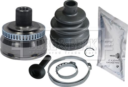 Borg & Beck BCJ1407 - Шарнирный комплект, ШРУС, приводной вал autospares.lv