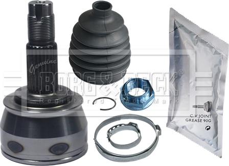 Borg & Beck BCJ1428 - Шарнирный комплект, ШРУС, приводной вал autospares.lv