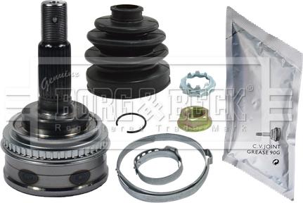 Borg & Beck BCJ1479 - Шарнирный комплект, ШРУС, приводной вал autospares.lv