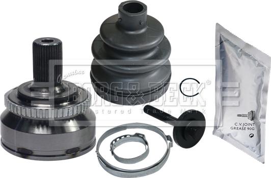 Borg & Beck BCJ1545 - Шарнирный комплект, ШРУС, приводной вал autospares.lv