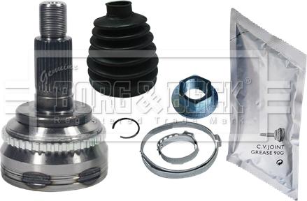 Borg & Beck BCJ1542 - Шарнирный комплект, ШРУС, приводной вал autospares.lv