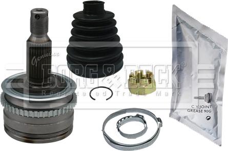 Borg & Beck BCJ1566 - Шарнирный комплект, ШРУС, приводной вал autospares.lv