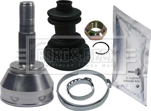 Borg & Beck BCJ1563 - Шарнирный комплект, ШРУС, приводной вал autospares.lv