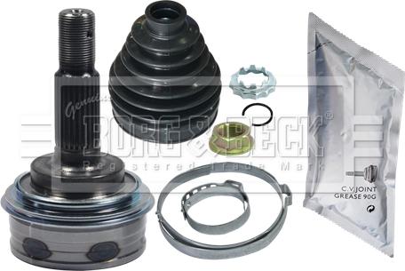 Borg & Beck BCJ1505 - Шарнирный комплект, ШРУС, приводной вал autospares.lv