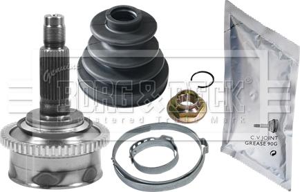 Borg & Beck BCJ1536 - Шарнирный комплект, ШРУС, приводной вал autospares.lv