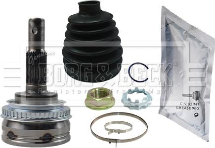 Borg & Beck BCJ1527 - Шарнирный комплект, ШРУС, приводной вал autospares.lv