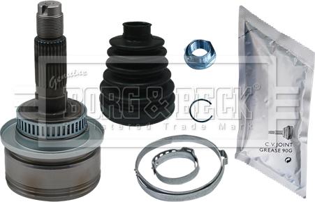 Borg & Beck BCJ1613 - Шарнирный комплект, ШРУС, приводной вал autospares.lv