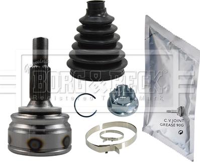 Borg & Beck BCJ1357 - Шарнирный комплект, ШРУС, приводной вал autospares.lv