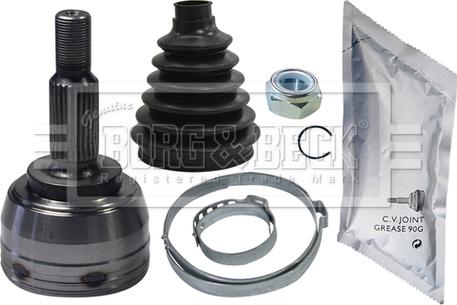 Borg & Beck BCJ1247 - Шарнирный комплект, ШРУС, приводной вал autospares.lv