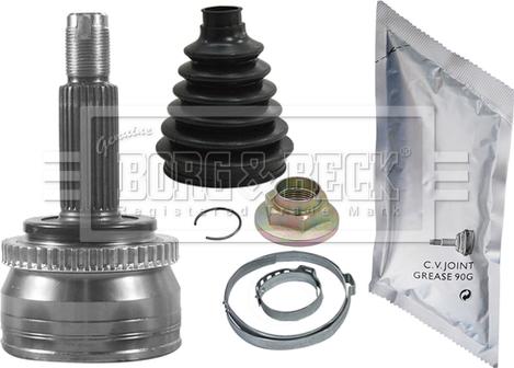 Borg & Beck BCJ1257 - Шарнирный комплект, ШРУС, приводной вал autospares.lv