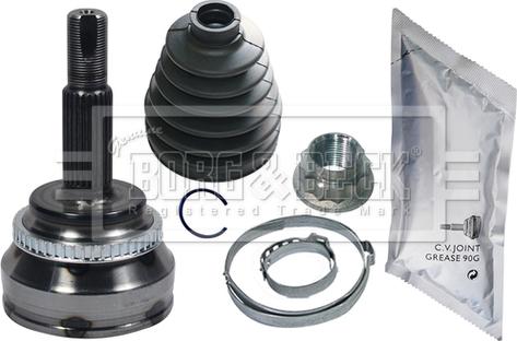 Borg & Beck BCJ1261 - Шарнирный комплект, ШРУС, приводной вал autospares.lv