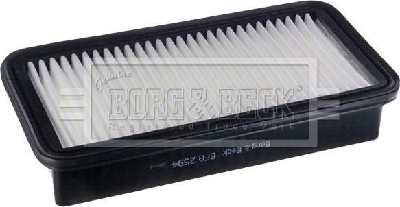 Borg & Beck BFA2594 - Воздушный фильтр, двигатель autospares.lv