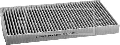 Borg & Beck BFC1045 - Фильтр воздуха в салоне autospares.lv