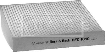 Borg & Beck BFC1040 - Фильтр воздуха в салоне autospares.lv