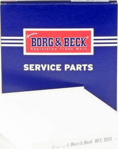 Borg & Beck BFC1051 - Фильтр воздуха в салоне autospares.lv