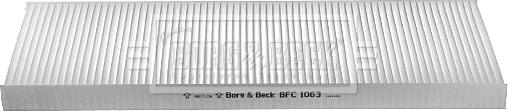 Borg & Beck BFC1063 - Фильтр воздуха в салоне autospares.lv