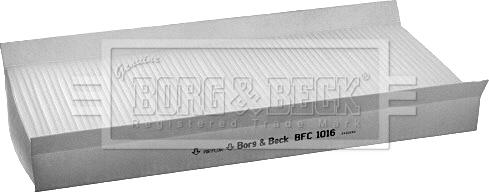 Borg & Beck BFC1016 - Фильтр воздуха в салоне autospares.lv