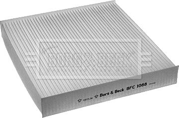 Borg & Beck BFC1088 - Фильтр воздуха в салоне autospares.lv