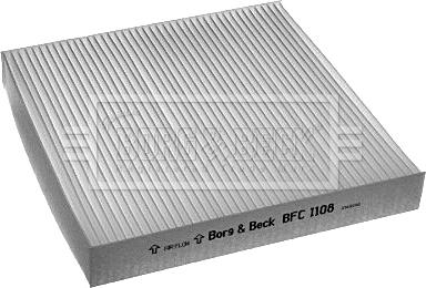 Borg & Beck BFC1108 - Фильтр воздуха в салоне autospares.lv