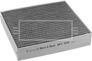 Borg & Beck BFC1119 - Фильтр воздуха в салоне autospares.lv