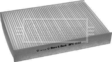 Borg & Beck BFC1139 - Фильтр воздуха в салоне autospares.lv